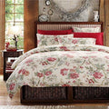 Chinoiserie Peony Queen Cotton Duvet Set