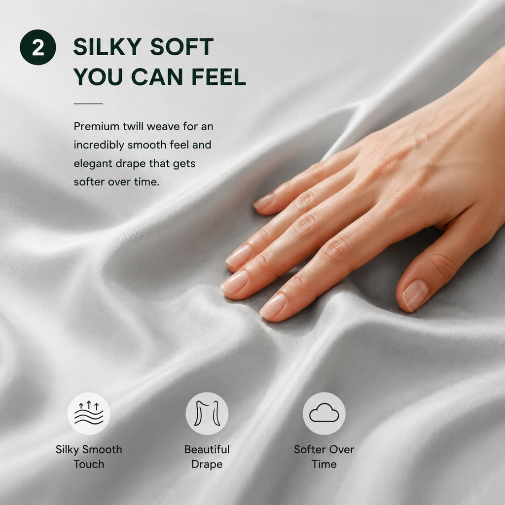 Bamboo Viscose Full Cooling Sheet Set