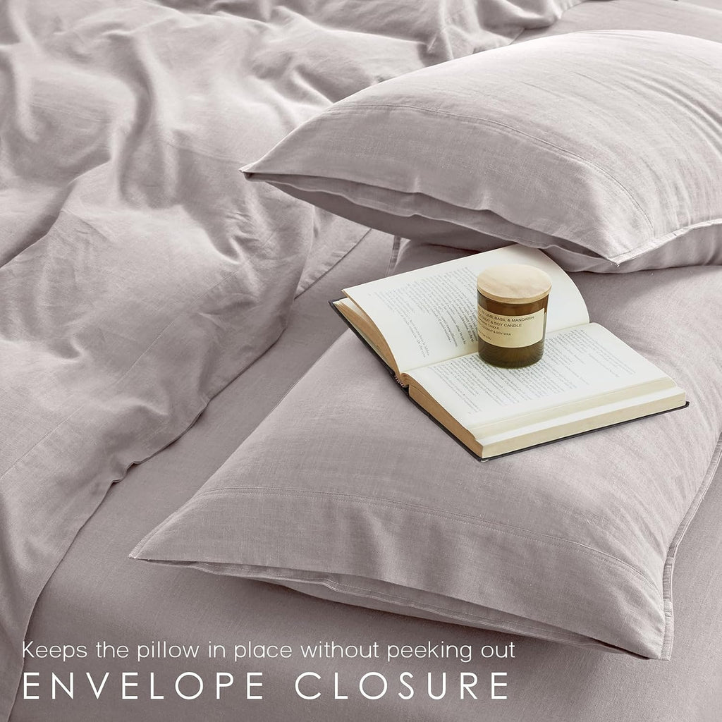 Natural Linen Queen 4-Piece Linen Sheets