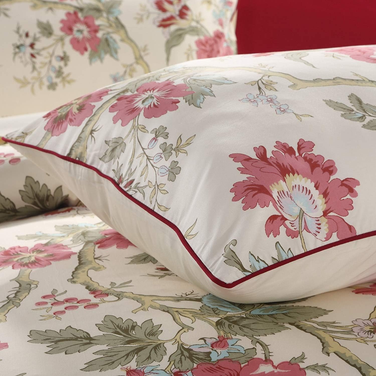 Chinoiserie Peony Queen Cotton Duvet Set
