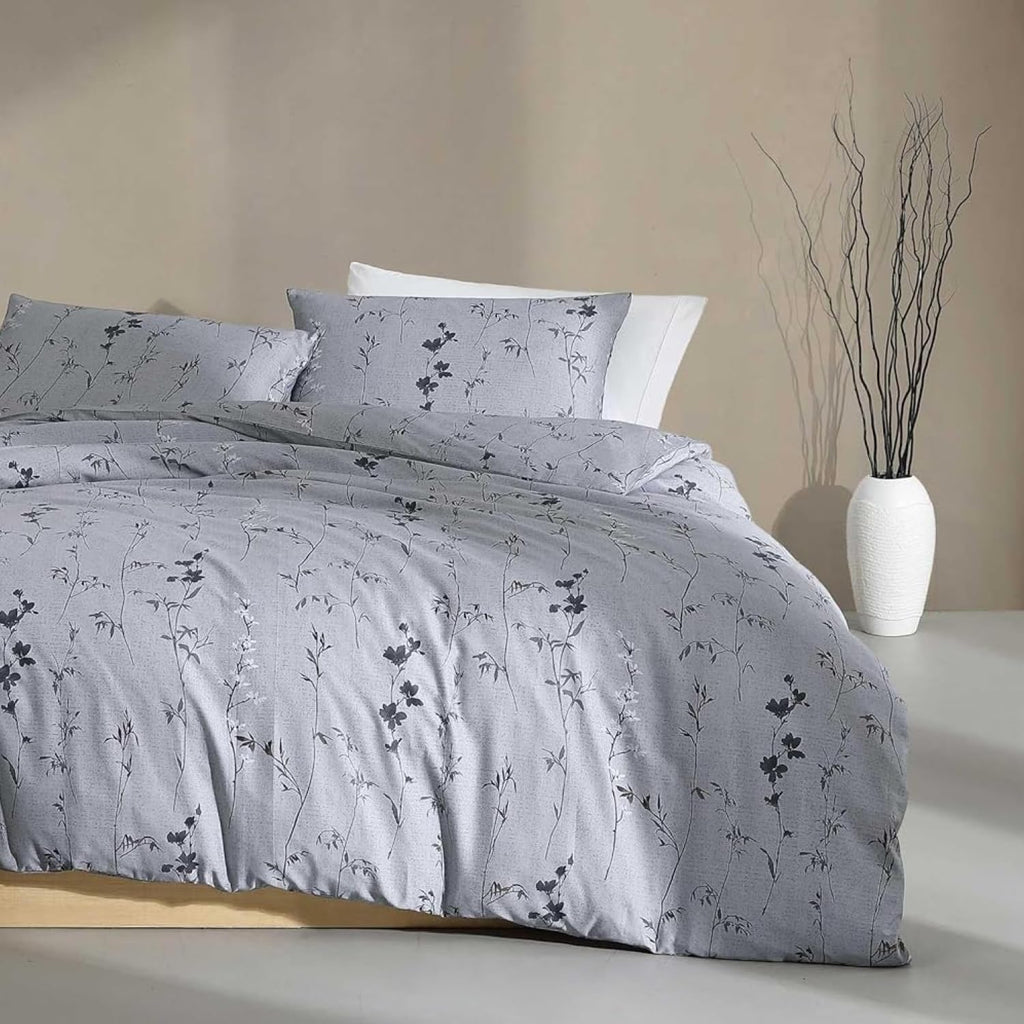Wildflower Dusk Queen Cotton Duvet Set