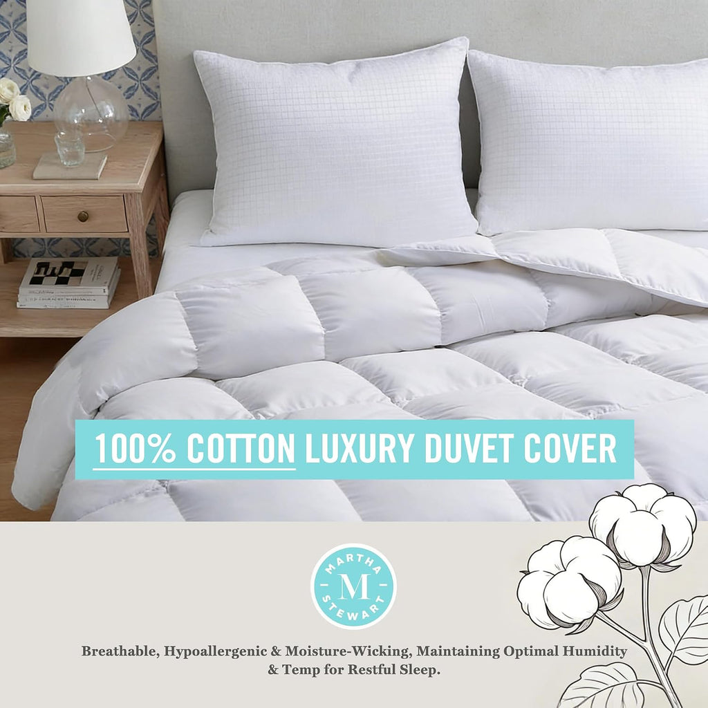 Martha Stewart White Goose Down Queen Duvet Insert