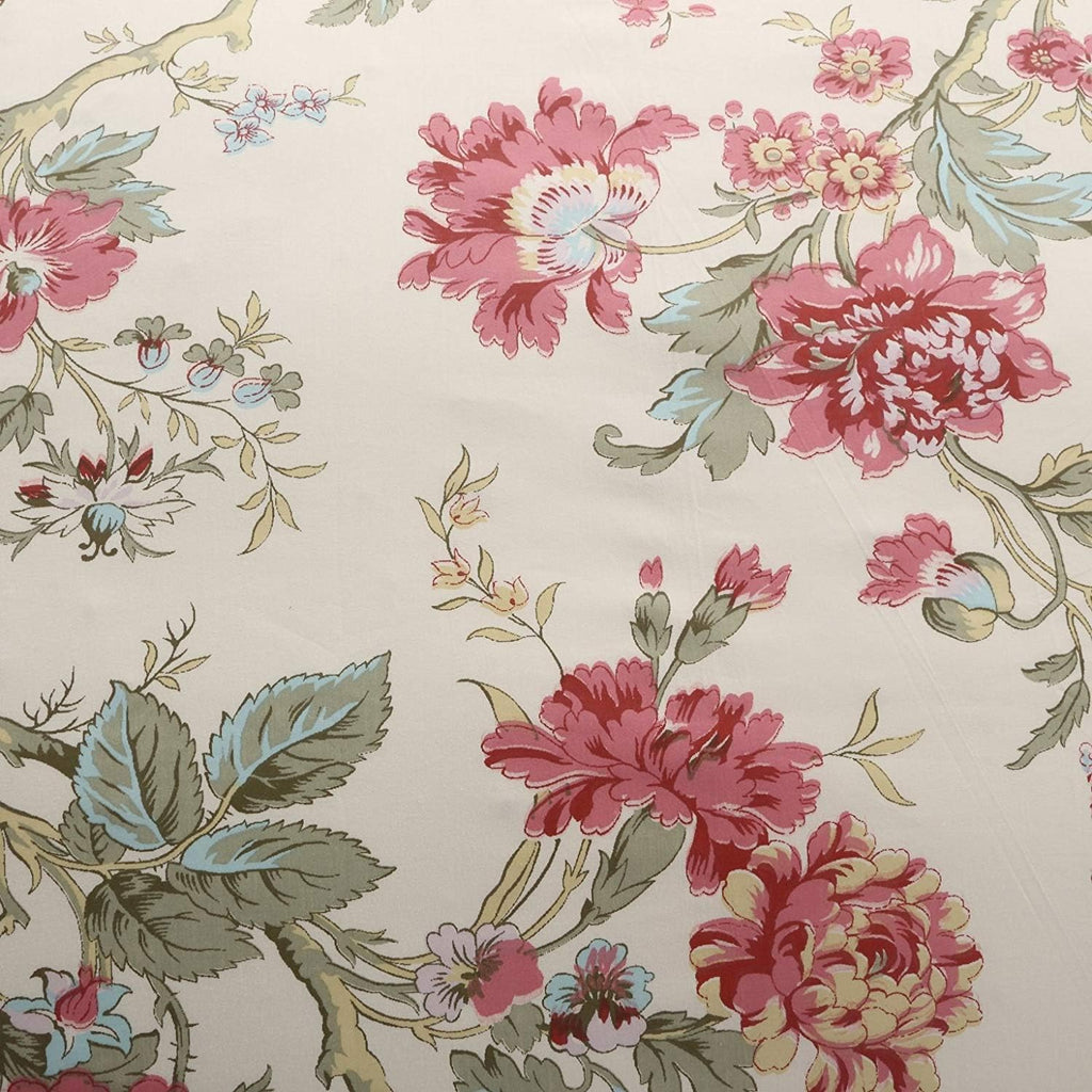 Chinoiserie Peony Queen Cotton Duvet Set