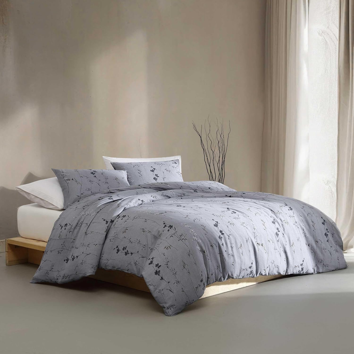 Wildflower Dusk Queen Cotton Duvet Set