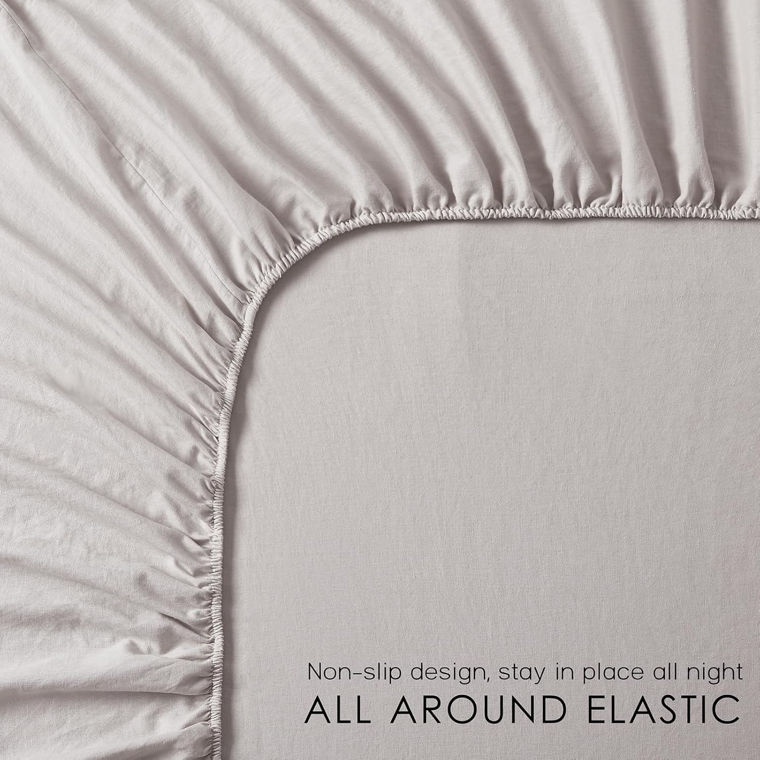 Organic French Linen Queen Sheet Set