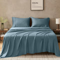 Blue Bamboo Rayon King Sheet Set