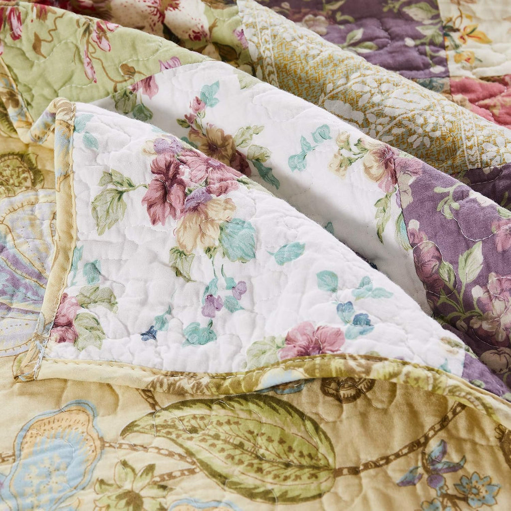 Patchwork Cotton Queen Quilt Set