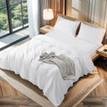 White 1200TC Cotton King Sheet Set
