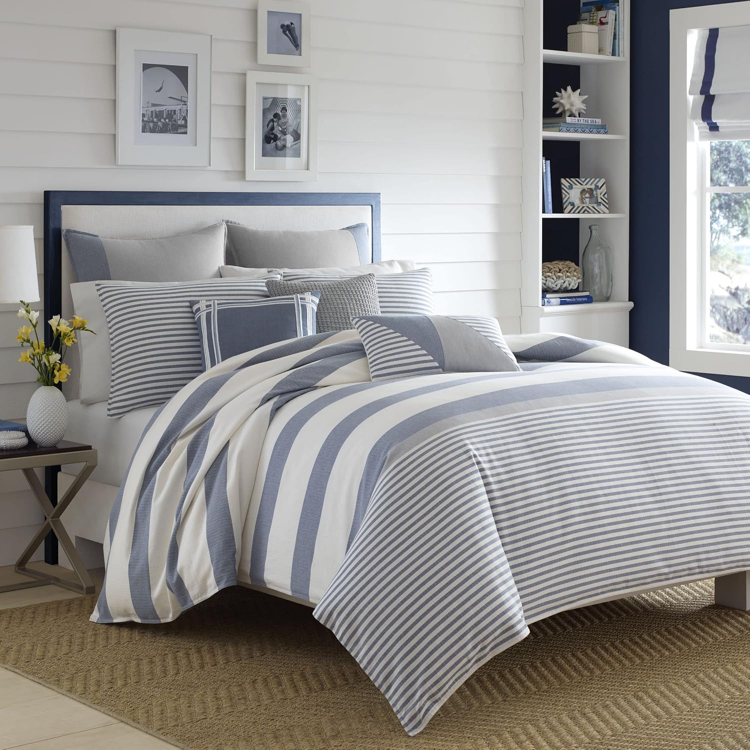 Fairwater Blue Mediterranean King Duvet Set