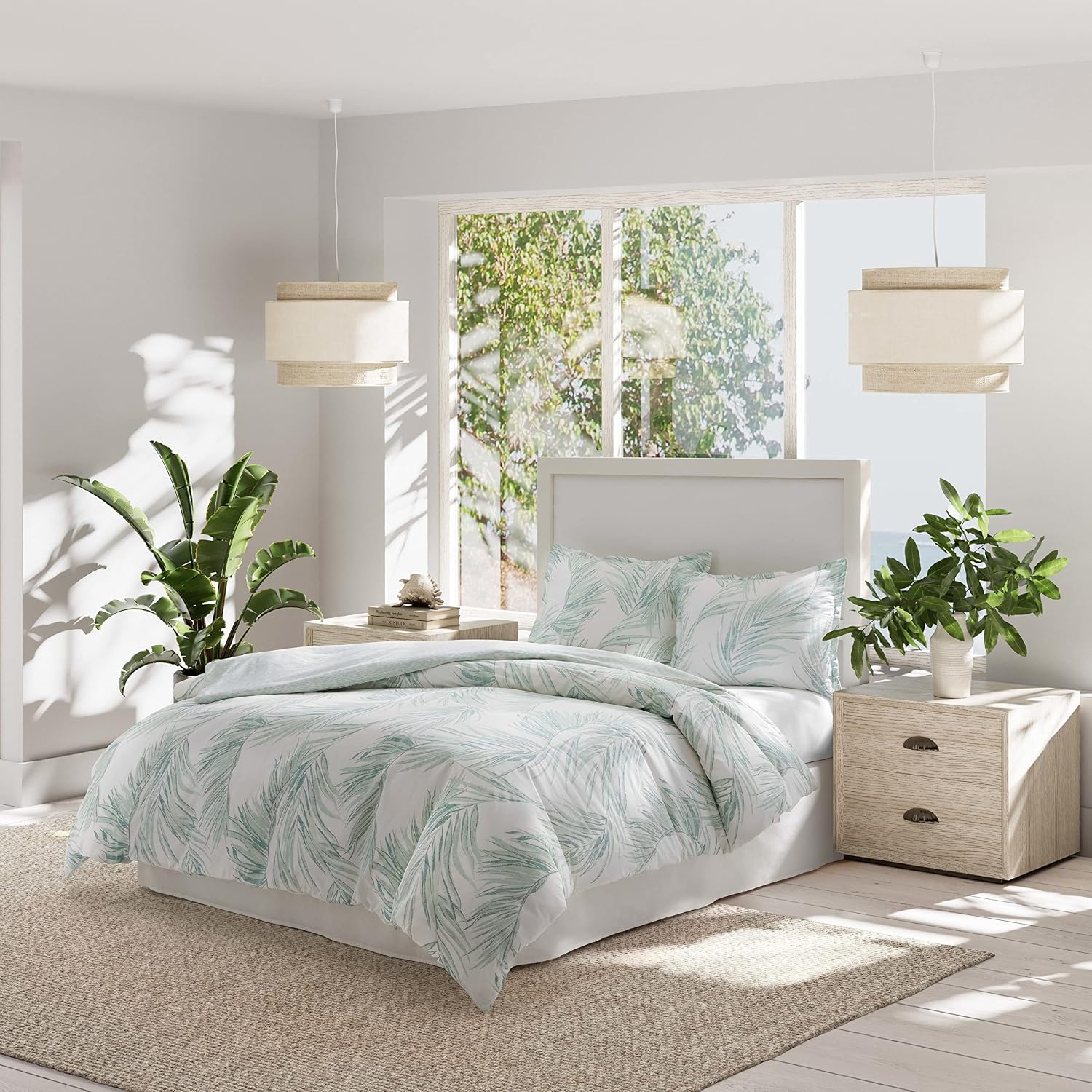 Green Canyon Palms King Duvet Set