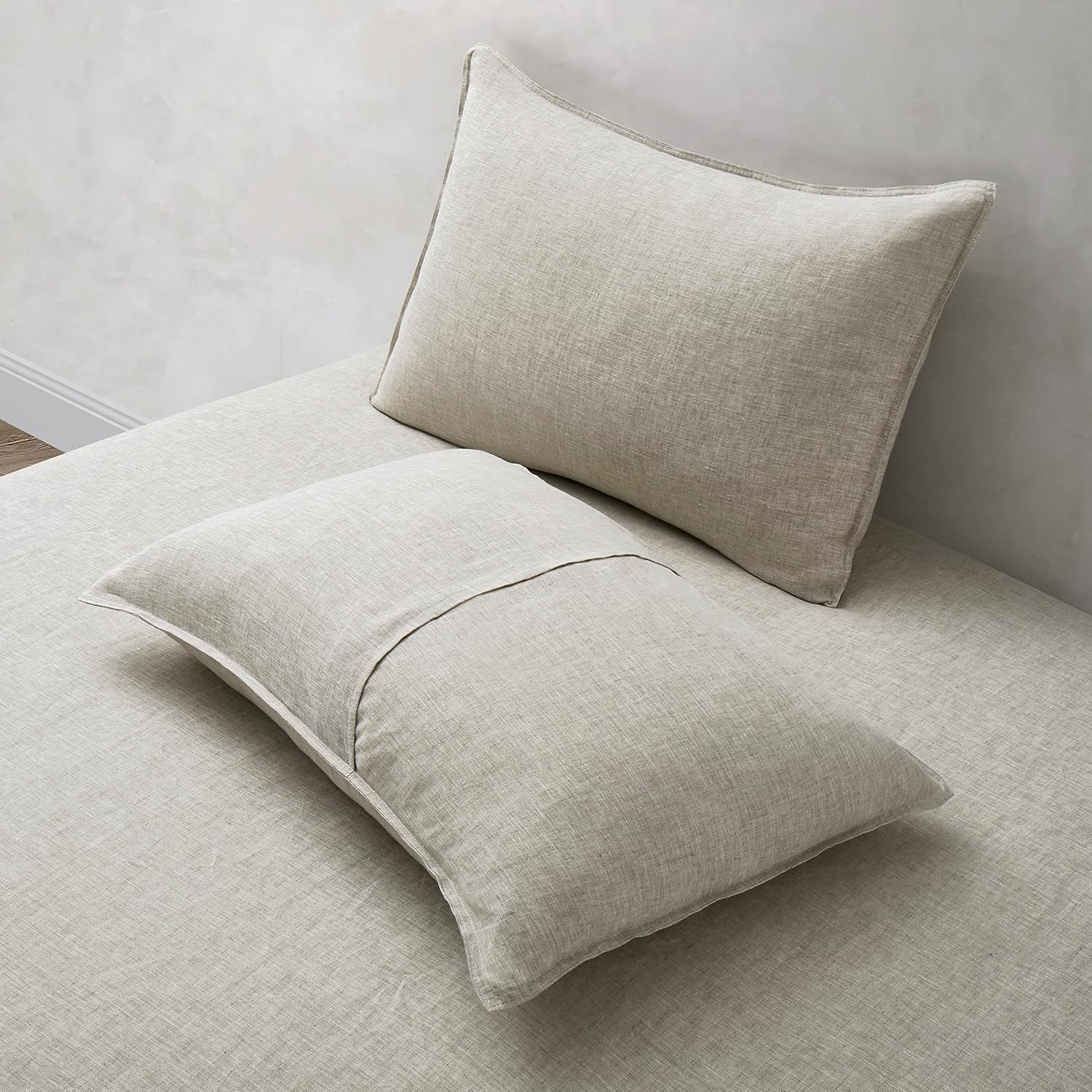 100% Linen King Pillow Shams Set of 2