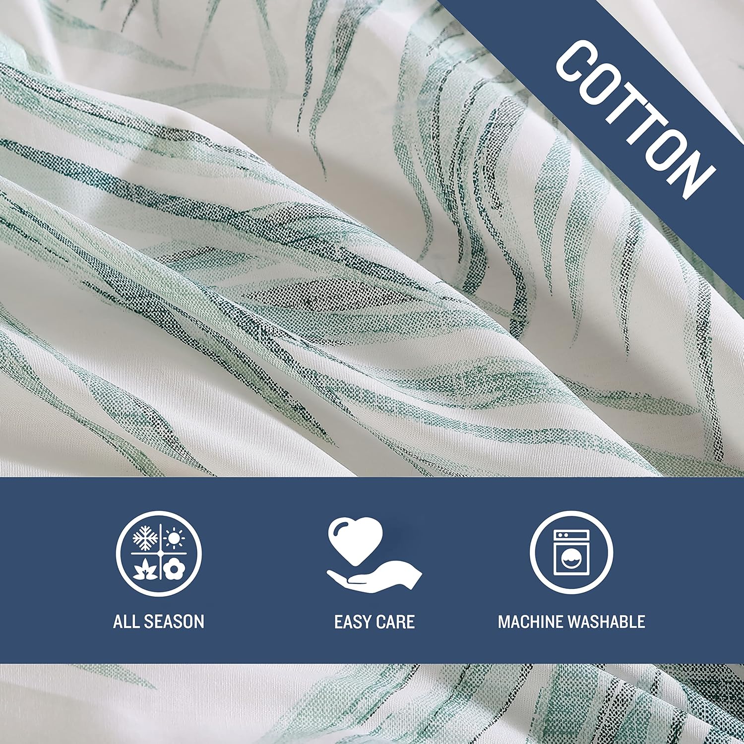 Green Canyon Palms King Duvet Set