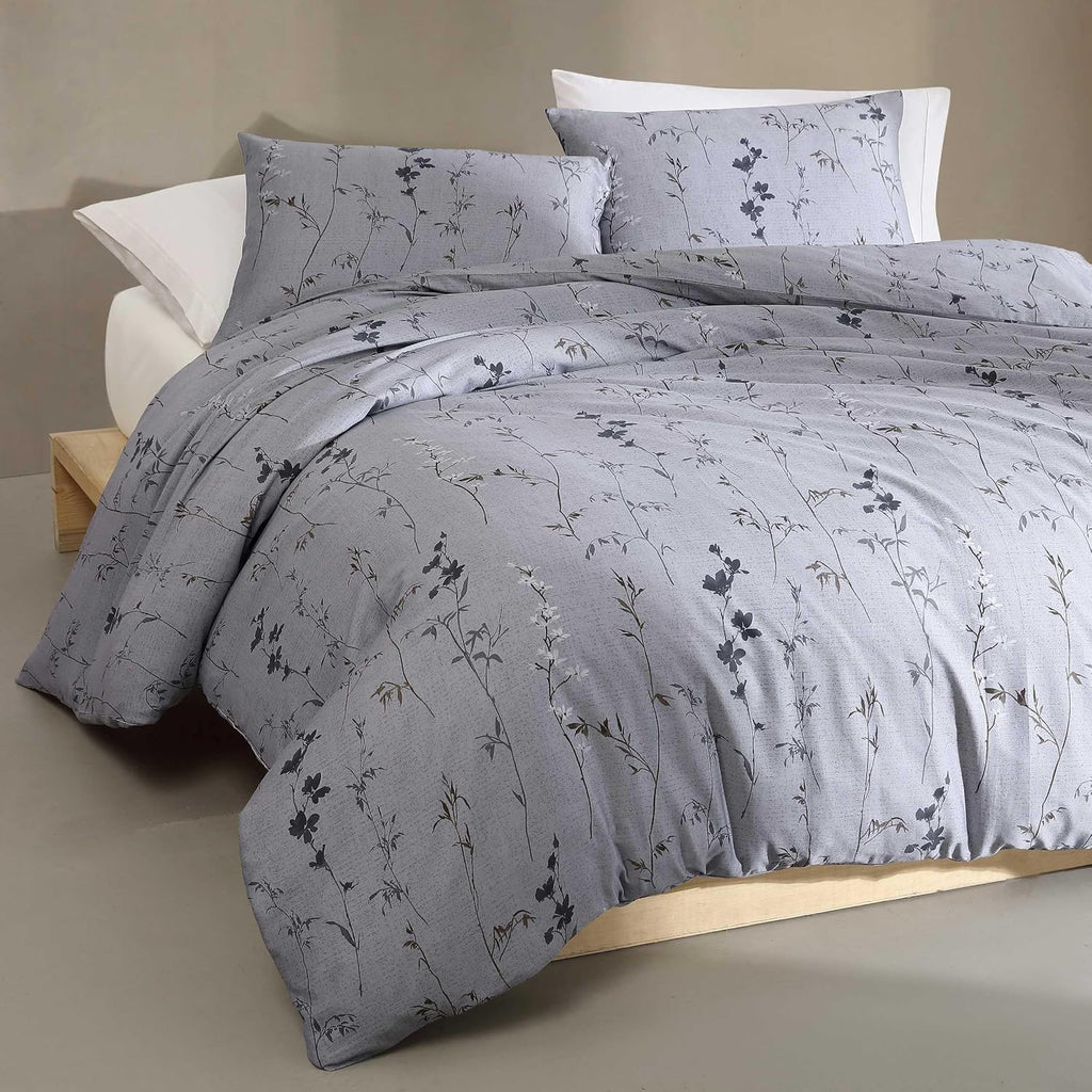 Wildflower Dusk Queen Cotton Duvet Set
