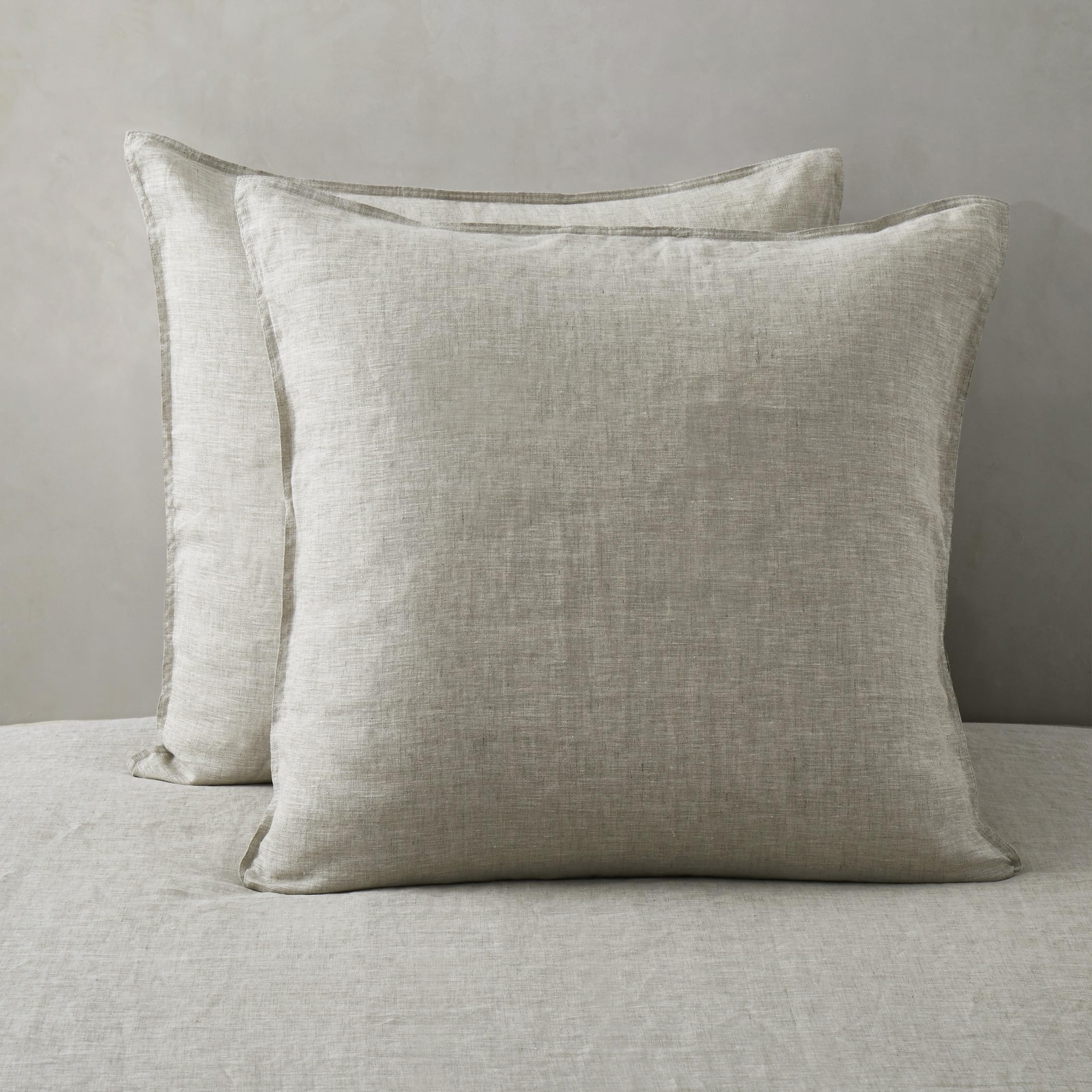 100% Linen King Pillow Shams Set of 2