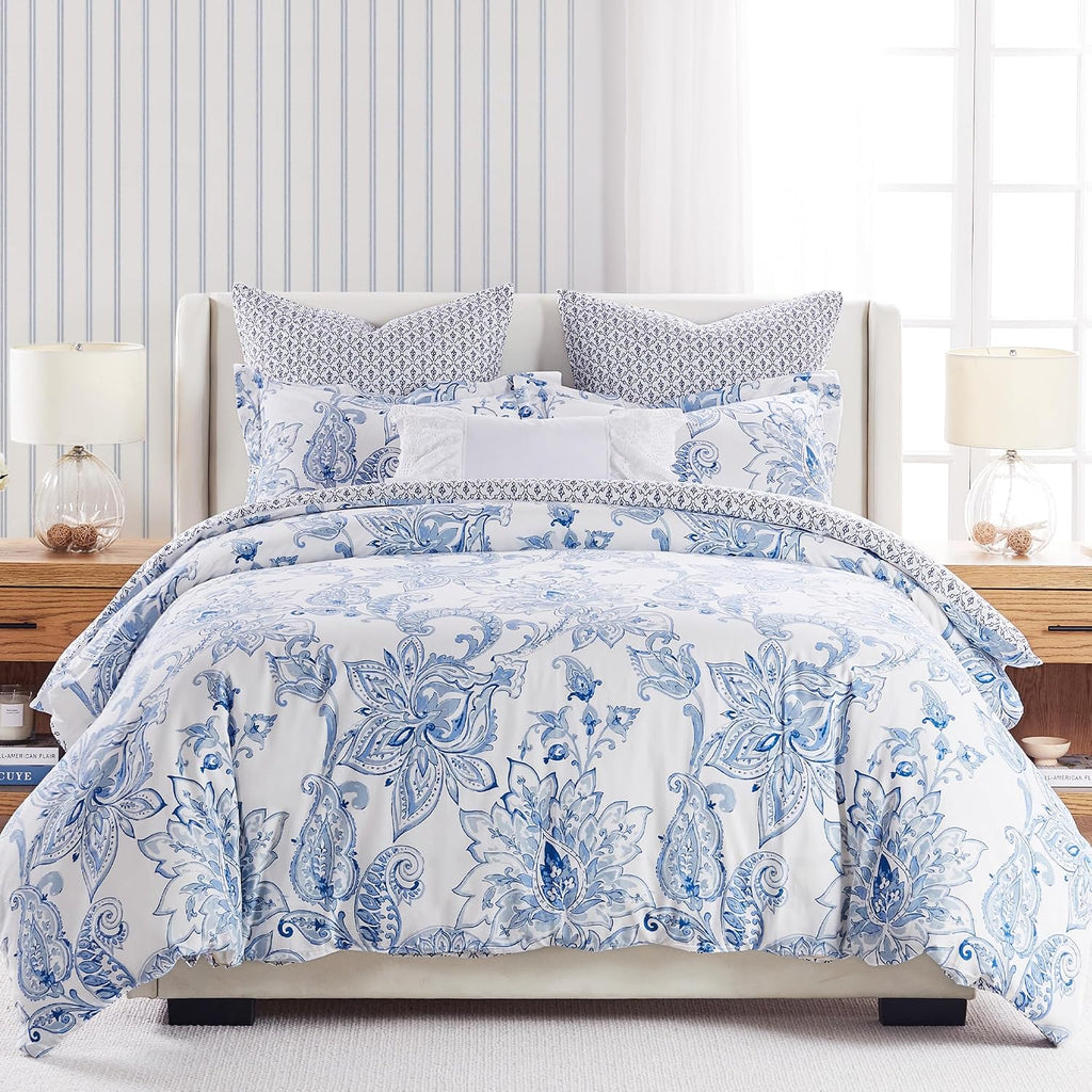Bennett Mini Medallions Quilted Euro Pillow Shams Set of 2